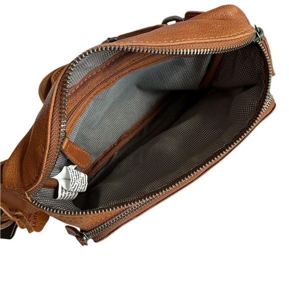 Spikes & Sparrow Tan Leather Waist Bag - Picture 4 of 10